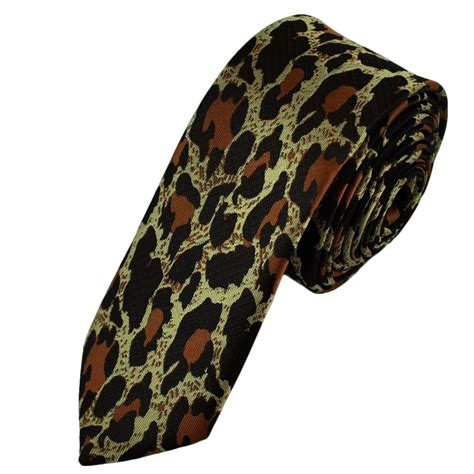 leopard print tie